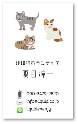 猫名刺22 3匹のさくら猫