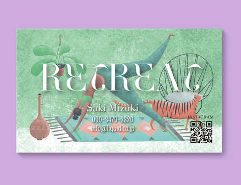 スピリチュアル名刺28 RETREAT2