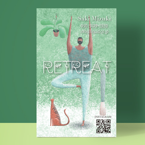 スピリチュアル名刺29 RETREAT3
