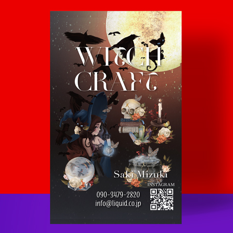 占い名刺30 witchcraft