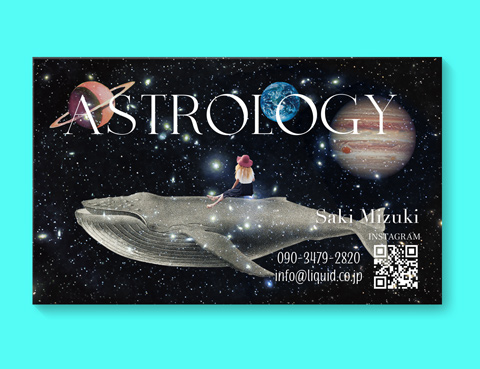 占い名刺35 ASTROLOGY